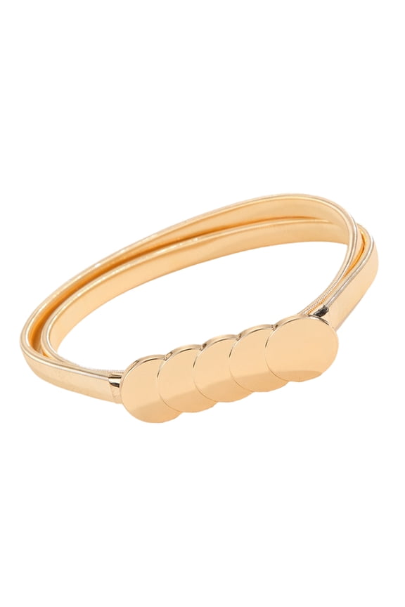 Flexible Elastic Waist Strap Stretchy Waist Belt Shimmering Color Waistband For Business Casual Outfit Travel Essential