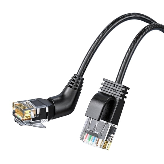 Flexible Ethernet Cable Cat6A RJ45 Cord 10 Gigabit Fast Speed Shielded Braided Networking Wire for PC Router Laptop Ethe
