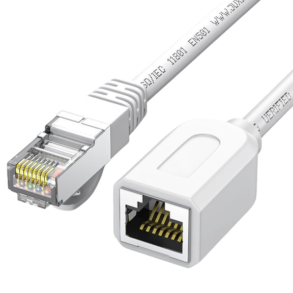 Flexible Ethernet Extender Cable for Seamlessly Connectivities,Ethernet Extention Cable Cat6 Standard 0.5m/1m/1.5m/2m/5m