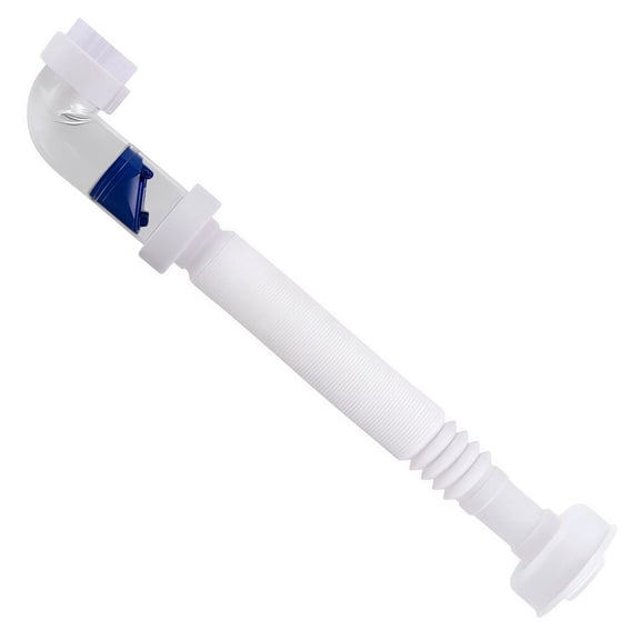 Flexible Expandable Drain Pipe, 42/48mm Interface Plastic Side Row Sink & Bathtub Drainage Pipe, Gravity Self-Sealing Anti-Odor System, Corrosion-Resistant for New & Old Homes