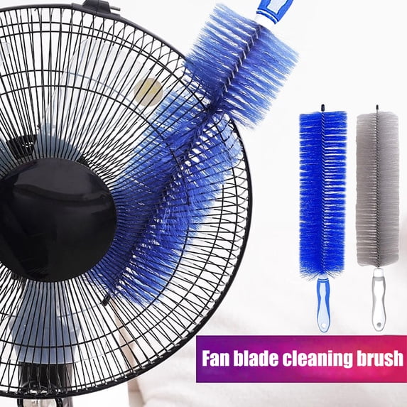 Flexible Fan & Screen Cleaning Brush 2-Pack | Ultrafine Fiber Duster for Blinds, Sofas, Air Conditioner | Bendable, Washable, Scratch-Free, 48x10cm | Household Dust Removal Tool