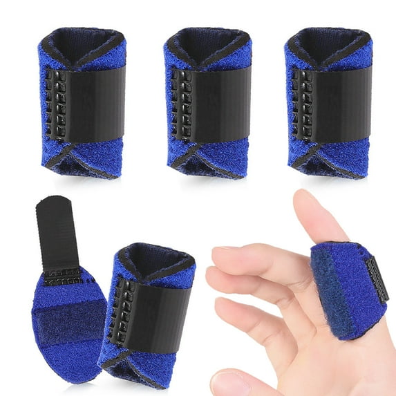 Flexible Finger Splint, Support for Daily Use, Breathable, Adjustable, Comfortable Trigger Finger Protection (Pack of 5)