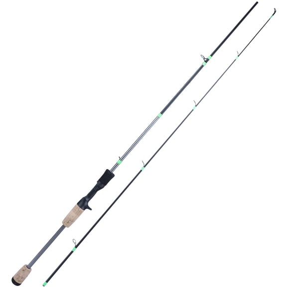 Flexible Fishing Rods, Spinning Rods & Casting Rods, Lightweight Trout Rods 2 Pieces Cork Handle Crappie Fishing