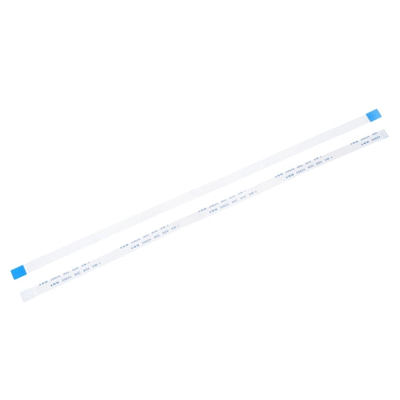 Flexible Flat Cable, 12 Pins 0.5mm Pitch 250mm FPC FFC Ribbon Cable 5Pcs(A Type)