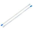 thumbnail image 1 of Uxcell 5.9" 0.03'' Pitch 16 Pins FPC FFC Flexible Ribbon Cable (B type) Plastic Multicolored  5Pcs, 1 of 4