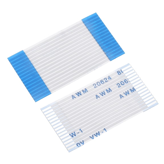 Flexible Flat Cable, 30mm 1mm Pitch 15 Pins FPC FFC Flexible Ribbon Cable 10Pcs