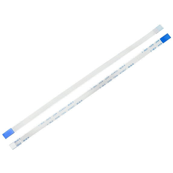 Uxcell 8pins Flexible Flat B Type Ribbon Cable for LCD TV Audio DVD Player Laptop PE White 5pcs