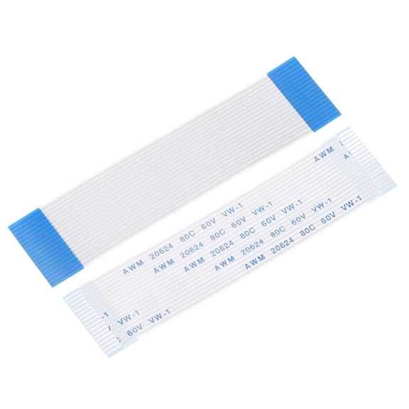 Flexible Flat Cable, 80mm 1mm Pitch 18 Pins FPC FFC Flexible Ribbon Cable 10Pcs
