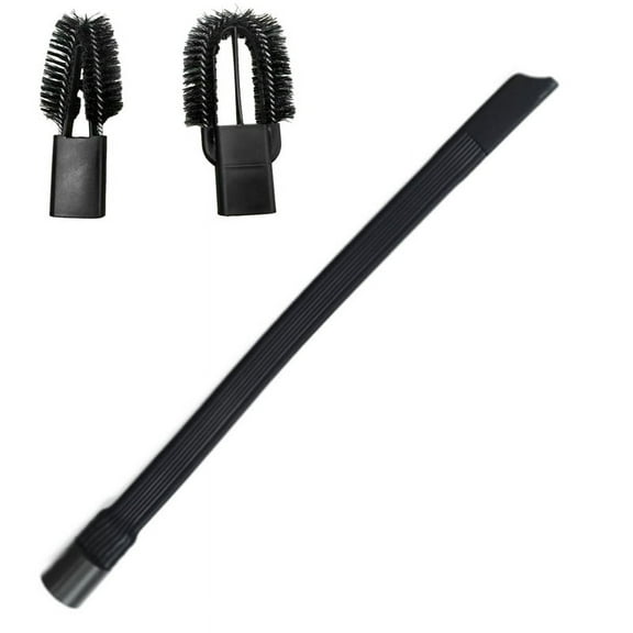 Flexible Flat Crevice Tool 35mm Hose Adapter Vacuum Cleaner Nozzle Household Cleaning Tool with Cleaning Brush