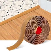 Flexible Floor Trim Molding, Self-Adhesive Peel and Stick Caulk Strip, Waterproof Wall Base Trim for Floor, Wall & Tile Gap