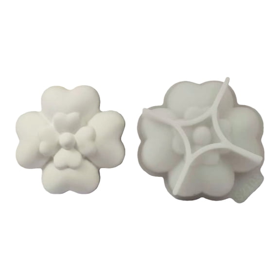 Flexible Flower Shape Silicone Mold Cement Plasters Resins Epoxy Home Decors Ornament Creative Crafting Project