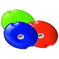 thumbnail image 1 of Flexible Flyer 3-Pack Snow Saucer Sleds. Round SNO Slider Discs, Blue, Orange, Green, 1 of 7