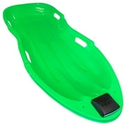 Flexible Flyer 8113959 47 in. Plastic Sled with Light, Green