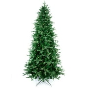 Flexible Flyer 7.5 Ft Pre-Lit Christmas Tree. Full Evergreen Xmas Fir with 400 LED Lights