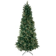 Flexible Flyer 7.5 ft Cashmere Christmas Tree Pre-Lit 450 Multicolor LED Lights Full Realistic Green