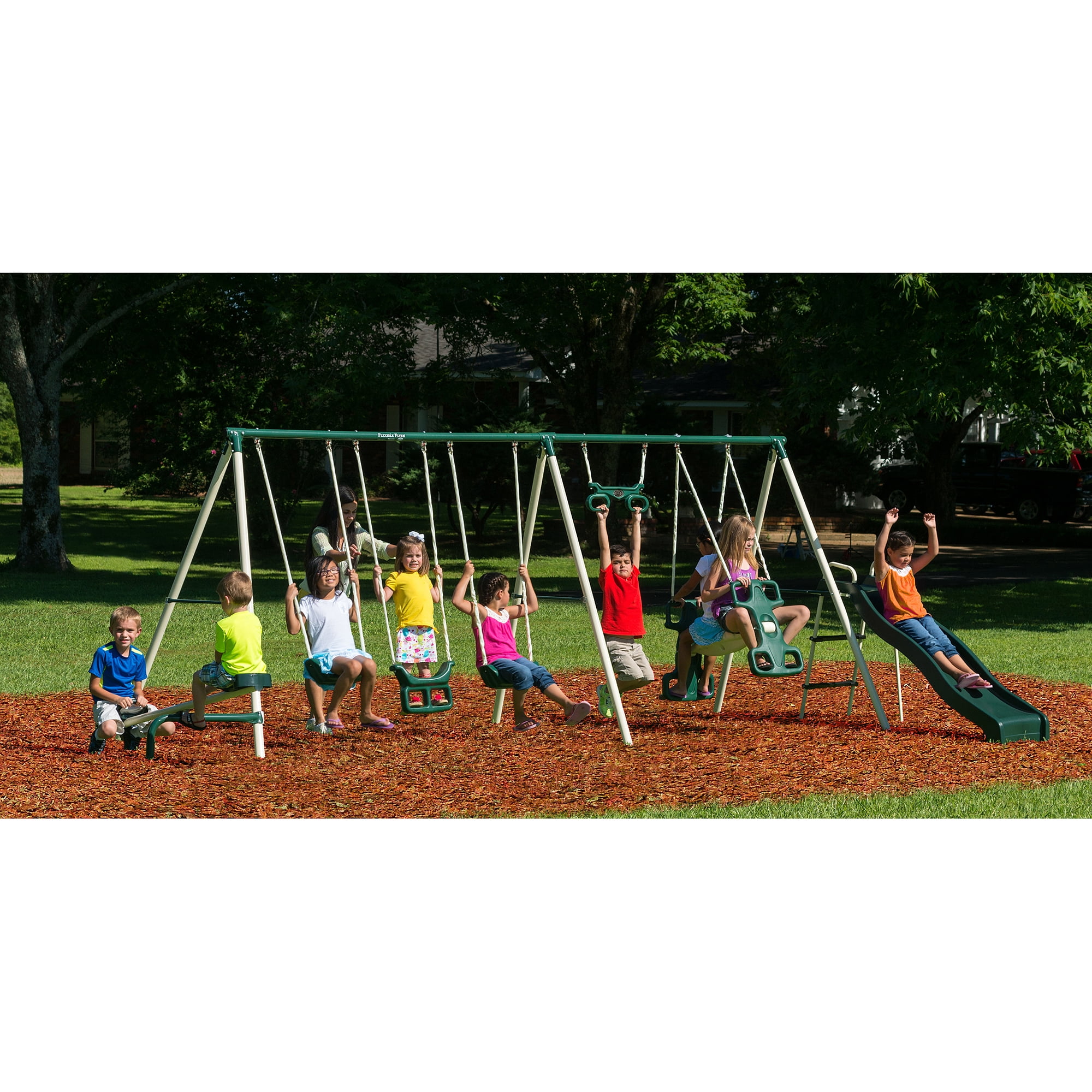 Flexible Flyer Big Adventure Metal Swing Set