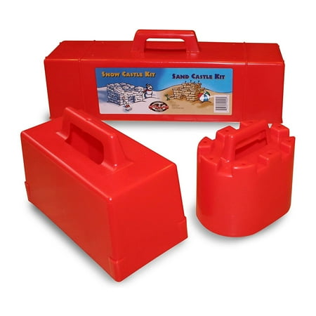 Flexible Flyer S-20 Snow Castle Kit 3 Piece Snow & Beach Sand Fort Builder Set