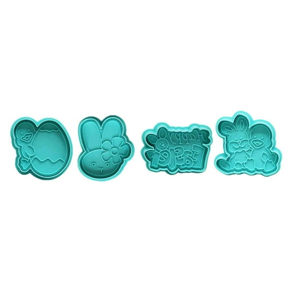Flexible Food-Grade Silicone Baking Molds Set for Easter Candy Chocolate Soap Jelly Ice Cream Cake Decorations - Microwave Oven Dishwasher Safe (-40°F to 446°F)
