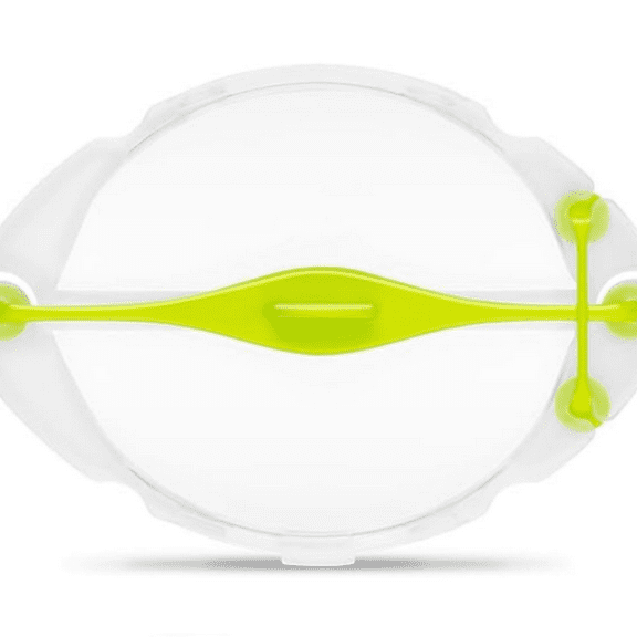 Flexible, Food Safe, & Adjustable Fruit & Vegetable Saver & Storage Cover - Clear/Green