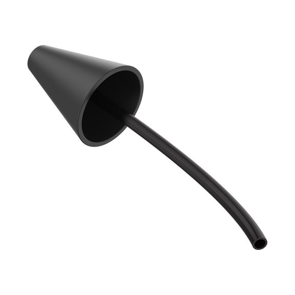 Flexible Fume Tester Conical Hose with Heat Resistant Silicone Leak Detection Tool for Precise Car Pipe Leak Detection