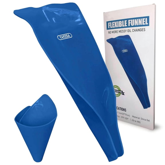 Flexible Funnel Reusable for Oil Draining and Filling, Can be Molded Into Different Shape
