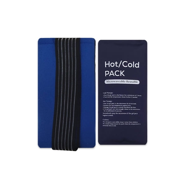 Flexible Gel Hot Cold Therapy Pack with Adjustable Elastic Wrap for Full Body Joint Recovery,2pcs