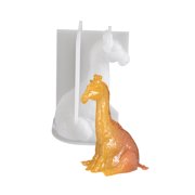 Flexible Giraffe Shaped Silicone Mold Crafting Tool For Crystal Epoxy Resin Artworks And Creative Projects