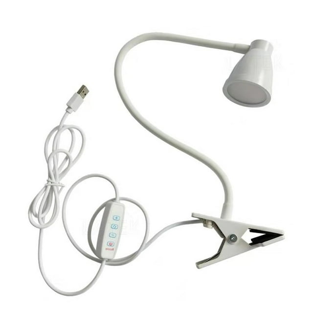 Flexible Goose neck Clip on Light for Bed Bedside - Walmart.com
