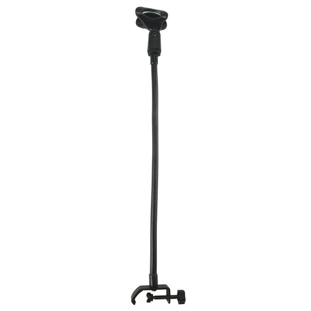 Flexible Gooseneck Microphone Stand with Desk Clamp for Radio