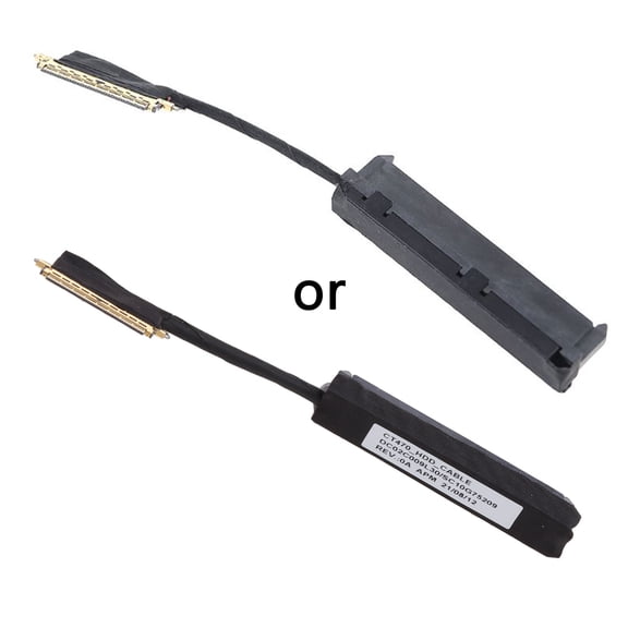 Flexible HDD Connector for T470 T480 Laptop HDD Hard Disk Driver Cable Adapter,9cm, Black