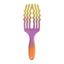 Flexible Hair Brush Detangler and Styler Universal Nylon Design For Every Hair Type