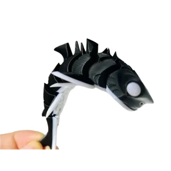 Flexible Hammerhead Shark 3D Printed Desktop Decoration Figurine