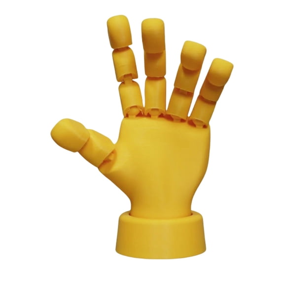 Flexible Hand Model with Adjustable Fingers, Artists Drawing Manikin for Desk Decor