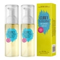 thumbnail image 1 of Flexible Hold Coconut Milk Foam - Curly Hair Styling Defining Foam, Soft Wraps, Anti Frizz, Lightweight, Volumizing Hair Styling, Vegan Coconut Butter, Salon Quality, 50ml, 2PC, Women Men Daily Use, 1 of 8