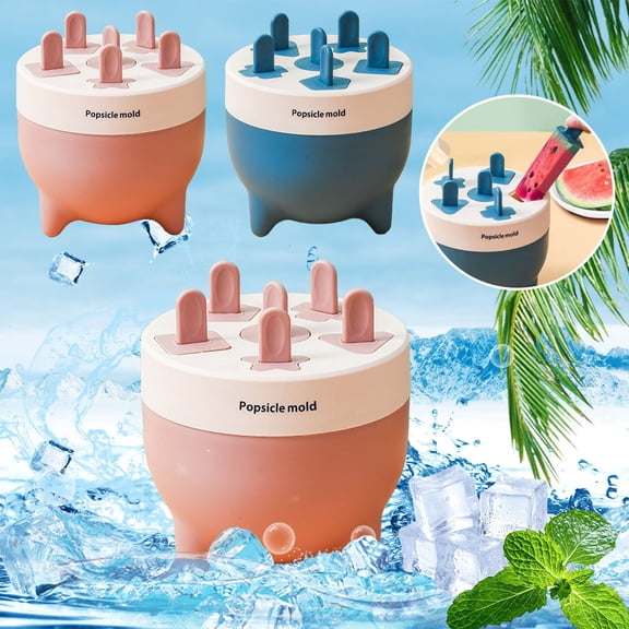Flexible Ice Trays with Stackable Design to Save Freezer Space in Apartments and Dorm Rooms