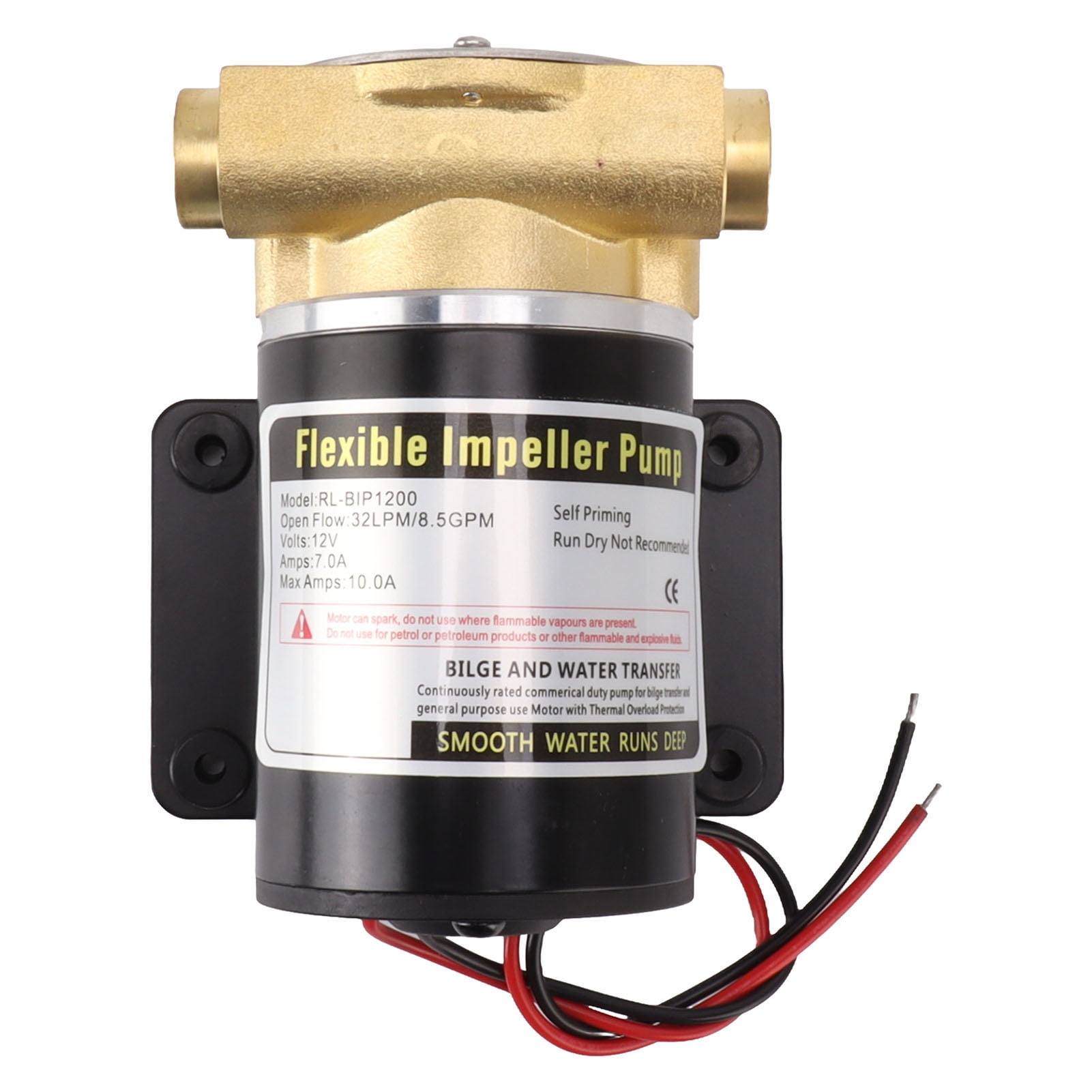 Flexible Impeller Pump Female Thread G1/2 Self Priming Impeller Water