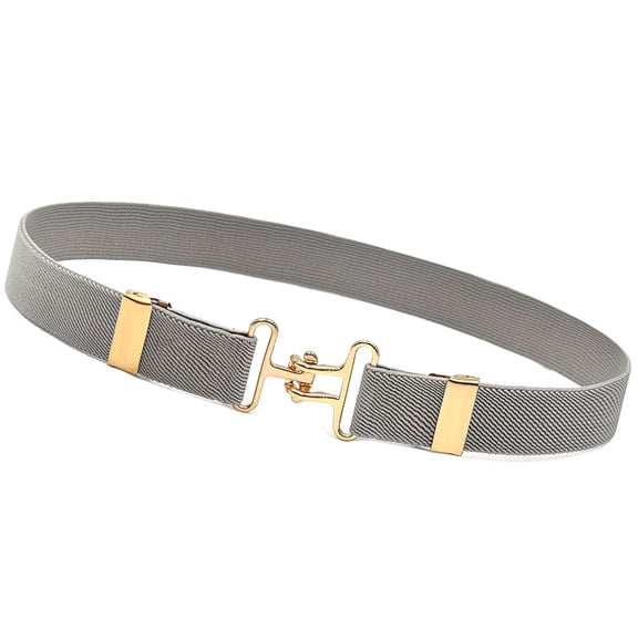 Flexible Kids Ridings Belt Soft Elastic Adjustable Metal Hook Buckles Waistband For Children Sport And Ridings Training