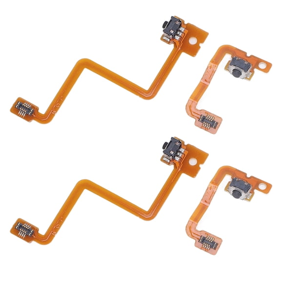 Flexible L R Button Key Ribbon Flex Cable Replacement Parts Set for 3DS Handheld Gaming Console  2 Sets 17.00 x 13.00 x 1.00 Inches / 43.2 x 33.0 x 2.5 cm