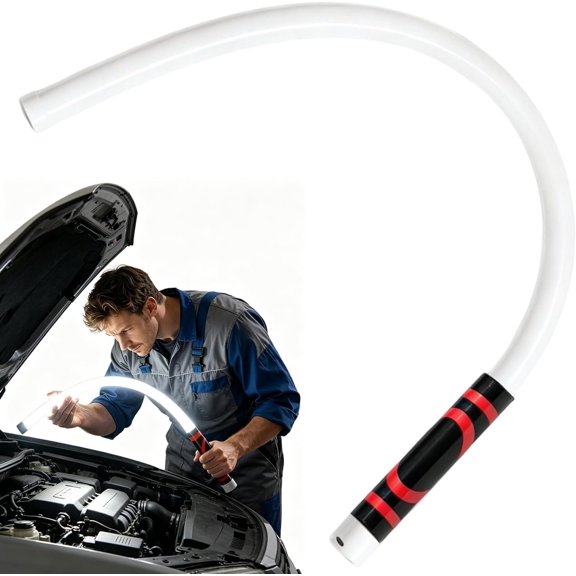 Flexible LED Flashlight Stick, 30 in Bendable Mechanic Light with High-Lumen LED, Rechargeable Bendable Flashlight, 3 Lighting Modes, Automotive Illumination Tool for Mechanic Repairs