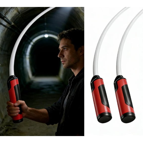 Flexible LED Flashlight Stick-Extended 7hr Battery, 30" Bendable Bright Mechanic Light Rechargeable for Under Hood Work, Garage & More (2Pcs)