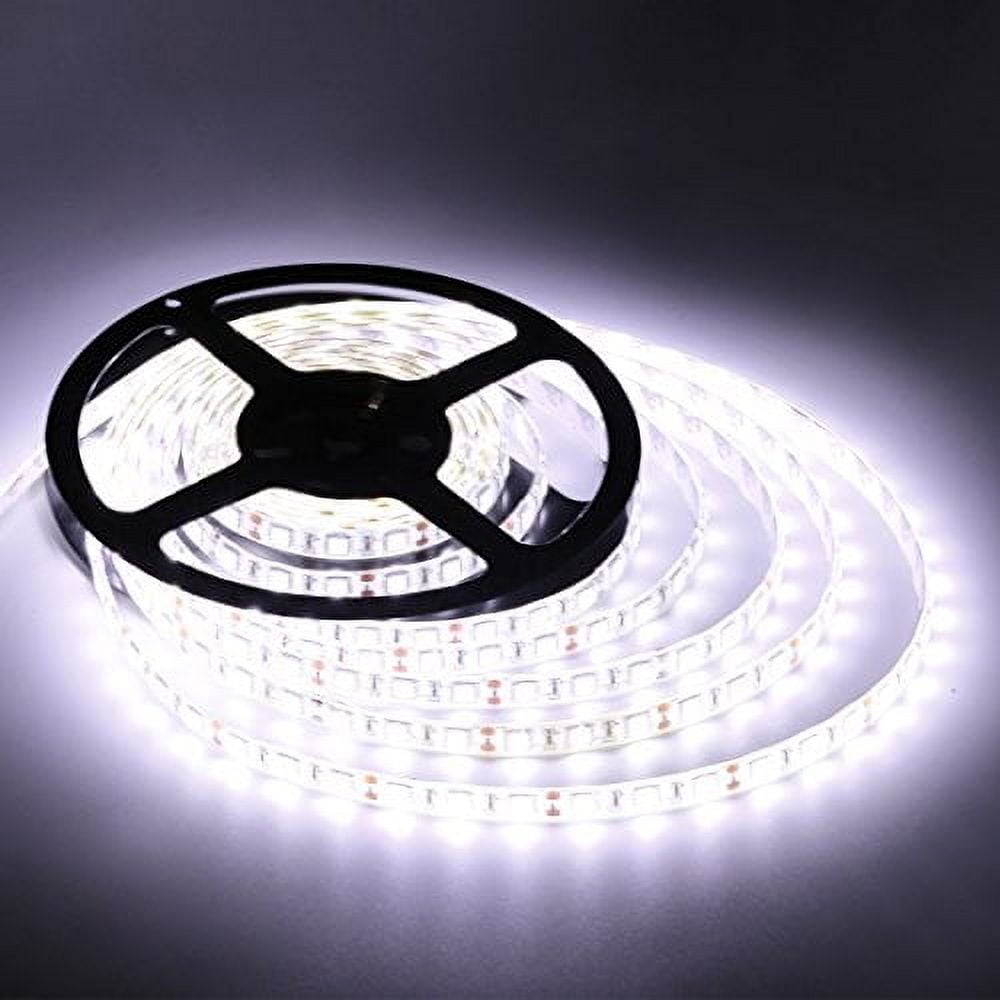 SUPERNIGHT 3528 2835 4 Pin 8mm LED Strip Connector, RGB Rope Lights  Connector Kit, Gapless Solderless Clip, 32.8ft Extension Wire Cable, L  Shape PCB