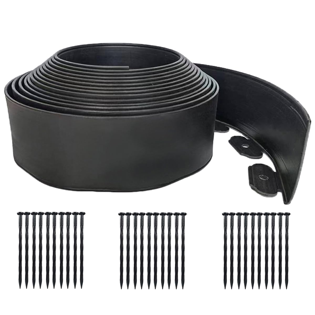 Flexible Landscape Edging 33FT, Plastic Garden Edging Borders [Extra