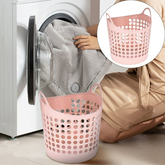 Flexible Laundry Basket for Home, Toilet, Bathroom, Breathable, Trimmed, for Clothes and Pants, Portable Storage Basket