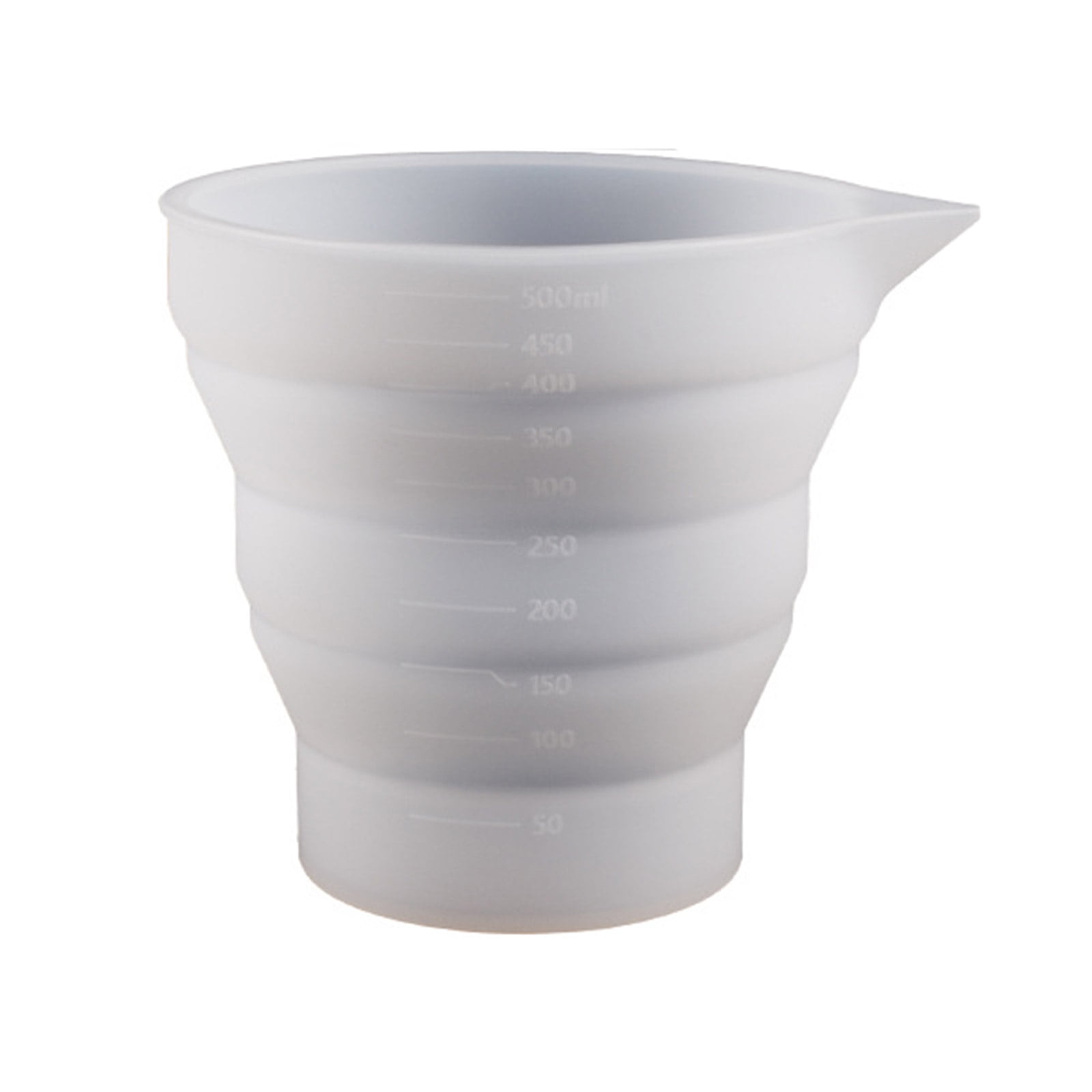 Flexible Liquid Measurer Container Mold Silicone Measuring Cup Molds ...