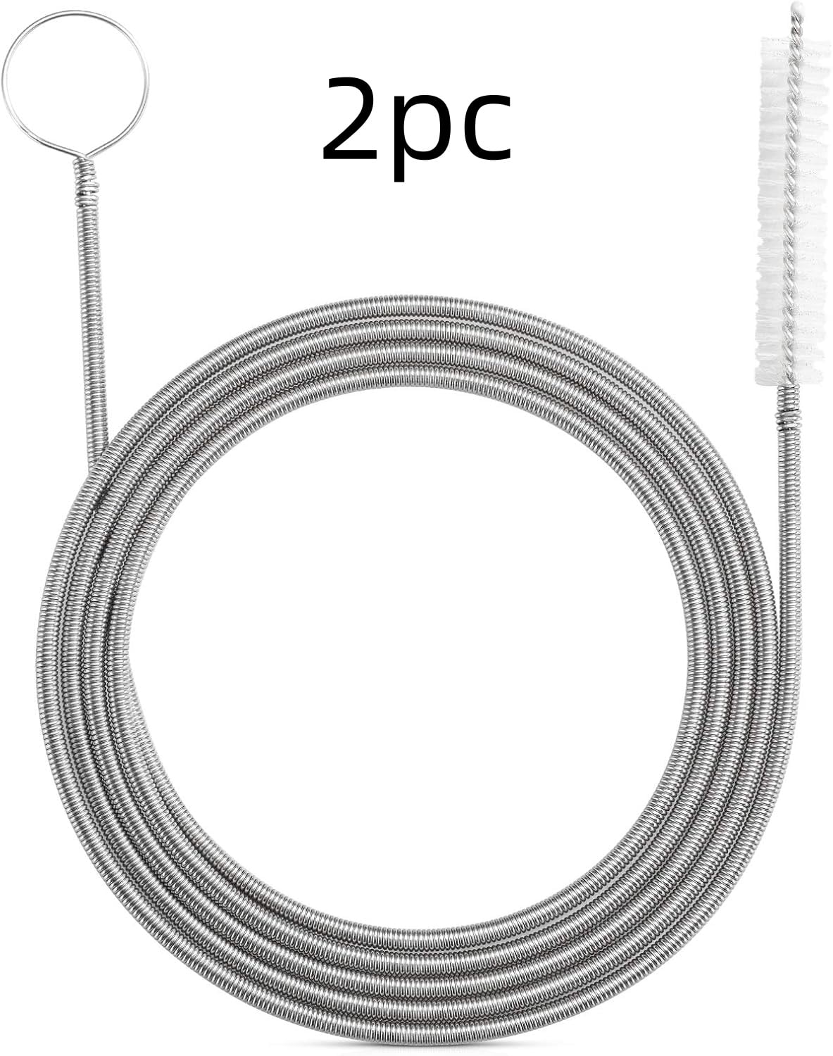 Flexible Long Drain Brush Set 2 Pack Slim Cleaning Hose Pipe Tools ...