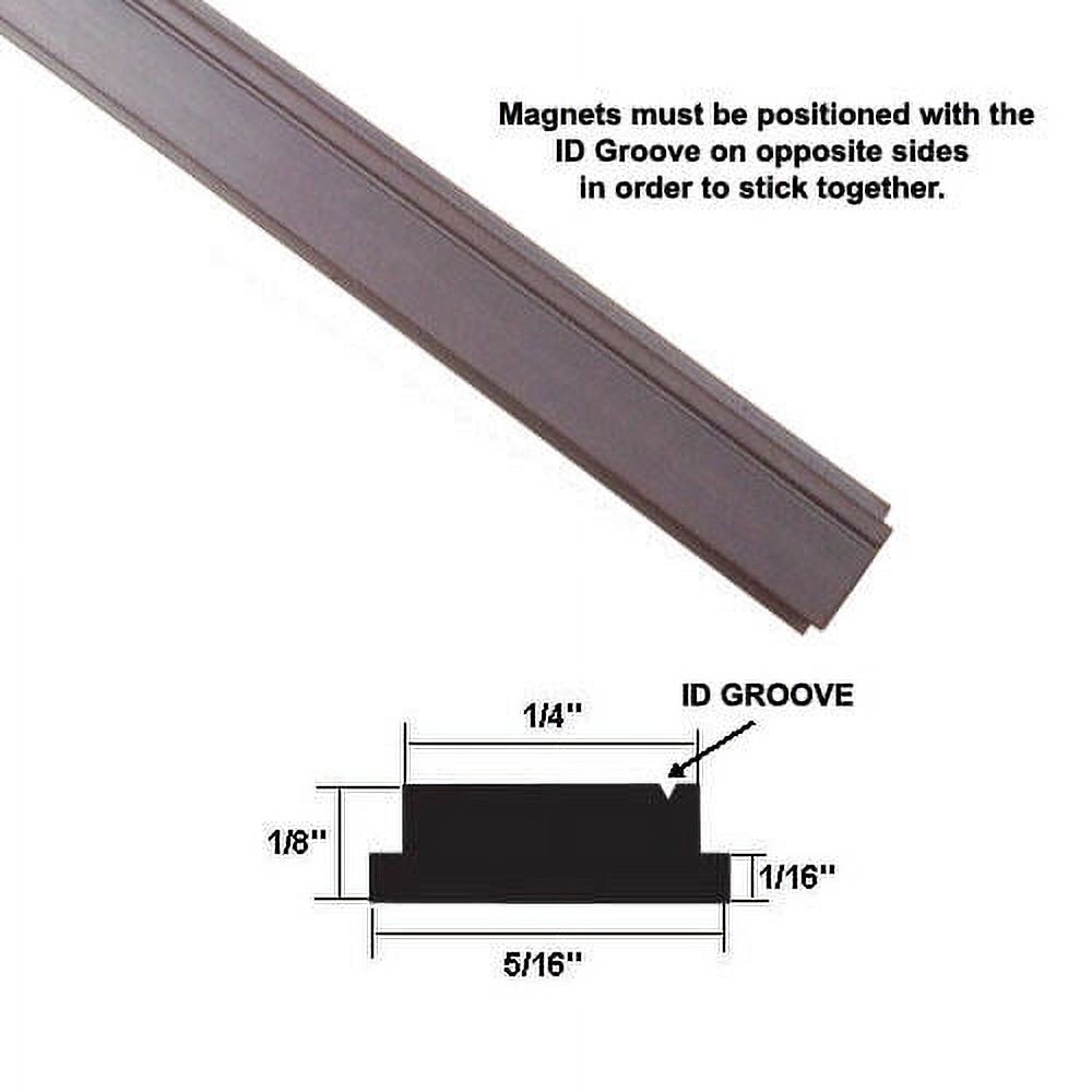 Flexible Strip Insert for Framed Swing Shower Doors 75" long