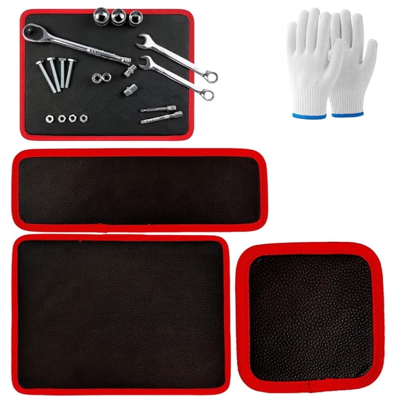 Flexible Magnetic Tool Mat, Heavy-Duty Magnetic Parts Holder, Scratchproof PVC Surface with Non-Slip Grip | Auto Repair, Toolbox Organizer for Mechanics & DIY