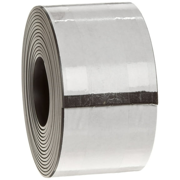 Flexible Magnets Flexible Magnet Tape, 1/16" thick x 2" wide x 10 feet, Adhesive Tapes