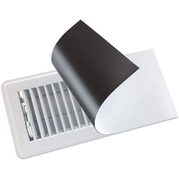 Flexible Magnets - Strong Magnetic Vent Covers for Ceiling 5X12 Inch - 20 Mil Thick Magnet Air Vent Covers for Standard Air Registers - for RV, Home HVAC, AC - (6)