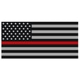 thumbnail image 1 of Flexible Magnets U.S. American Flag Car Magnet with Red Line - 4 X 6.5 - Weather and UV Resistant from, 1 of 3